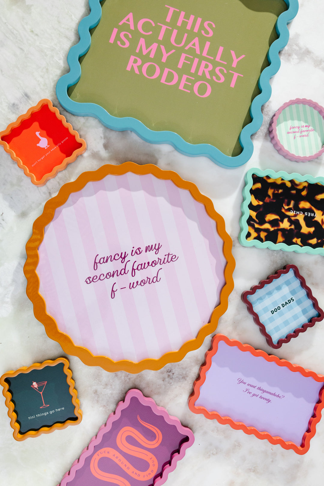 Fancy Large Lacquer Tray