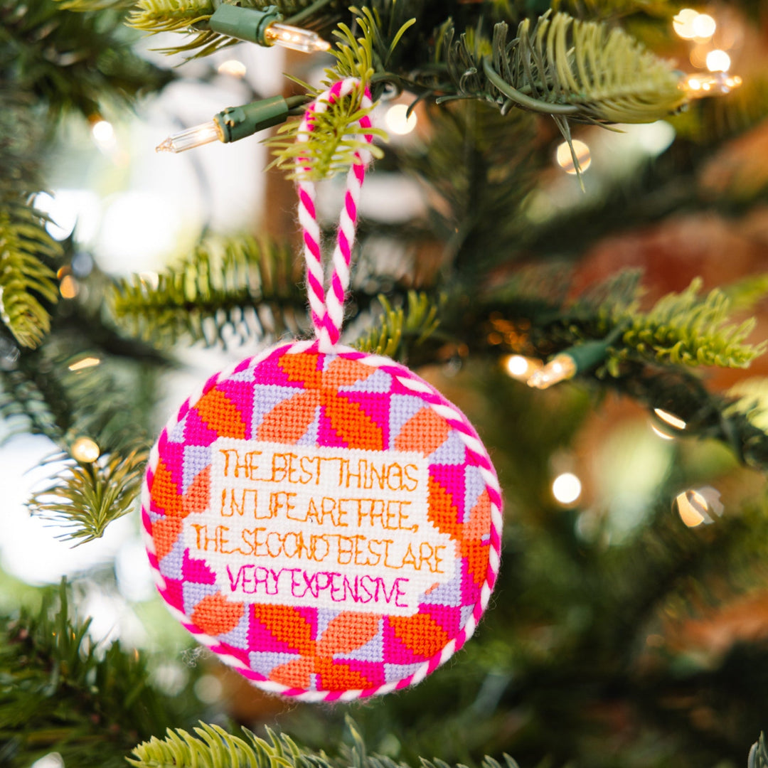 Needlepoint Ornament - Expensive