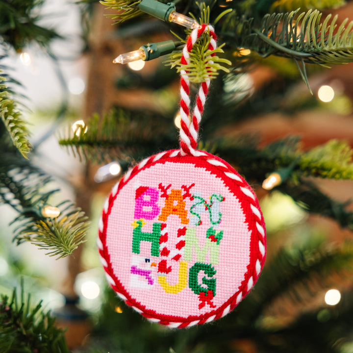Needlepoint Ornament - Bah Humbug
