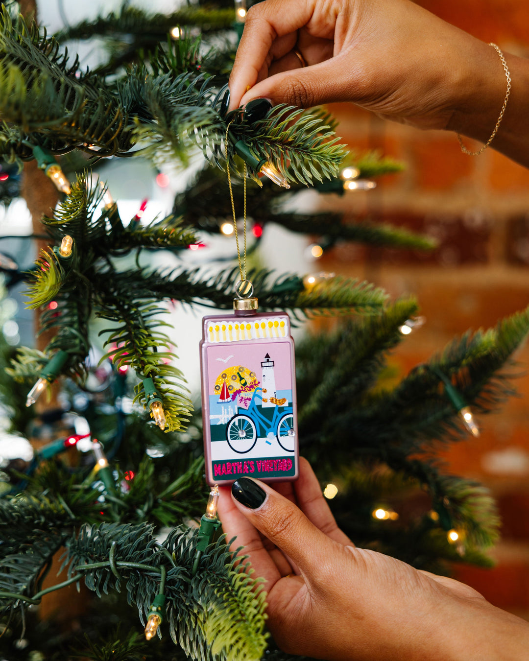 Matchbook Ornament - Martha's Vineyard