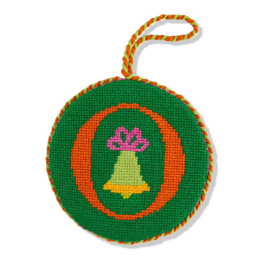Needlepoint Monogram Ornament - O