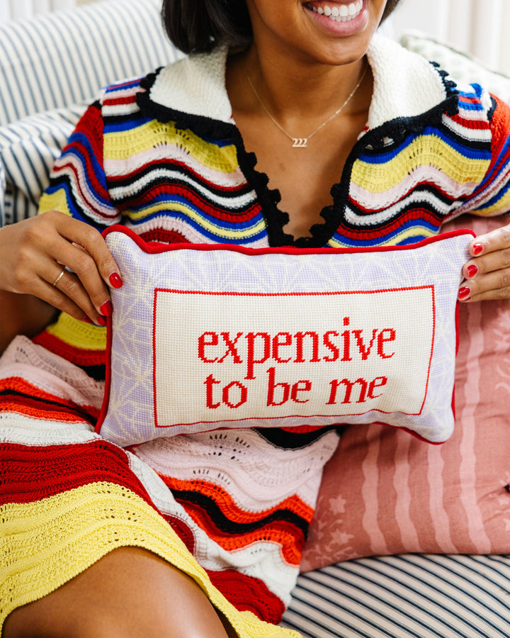 Expensive Needlepoint Pillow