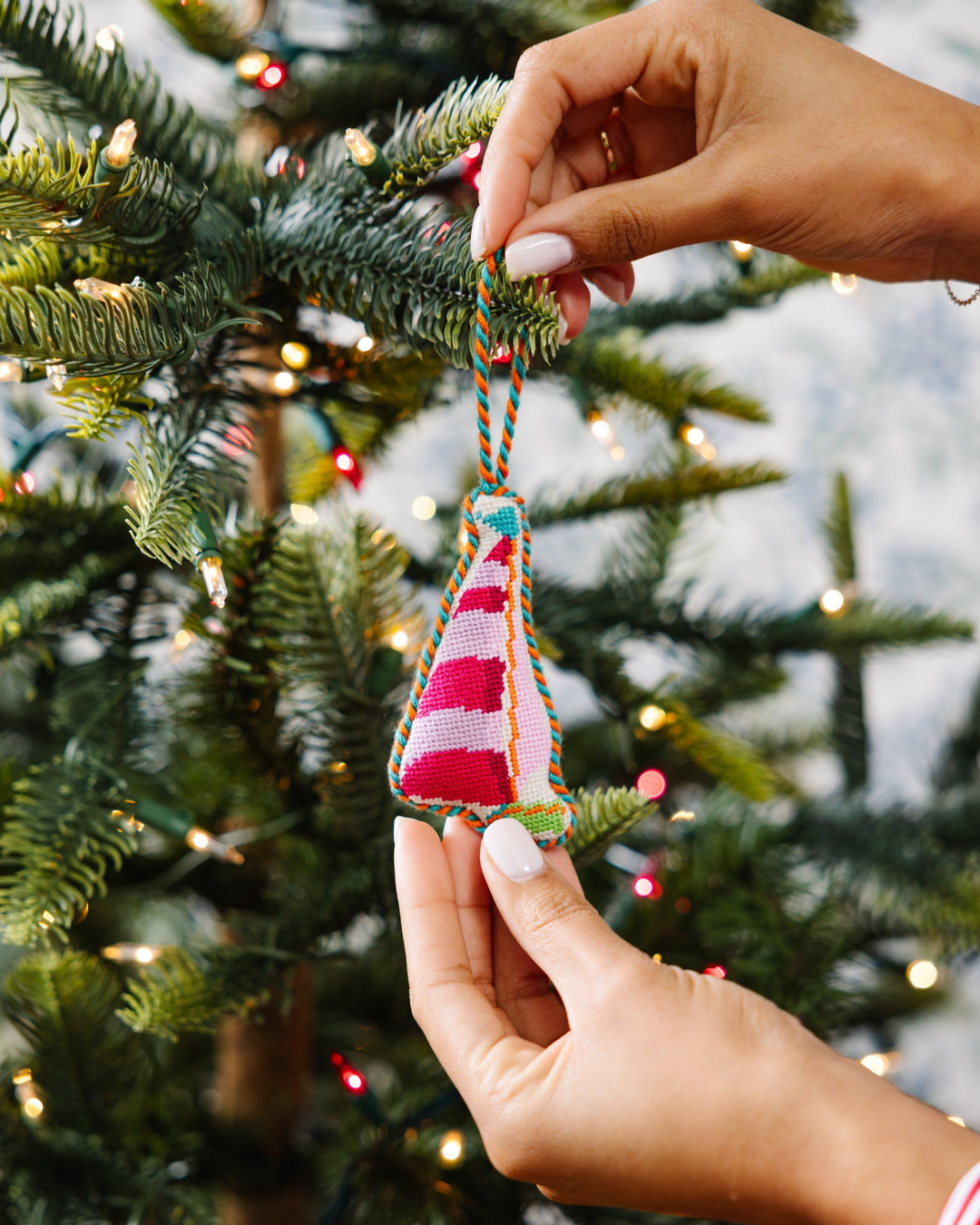 Needlepoint Icon Ornament - Sailboat