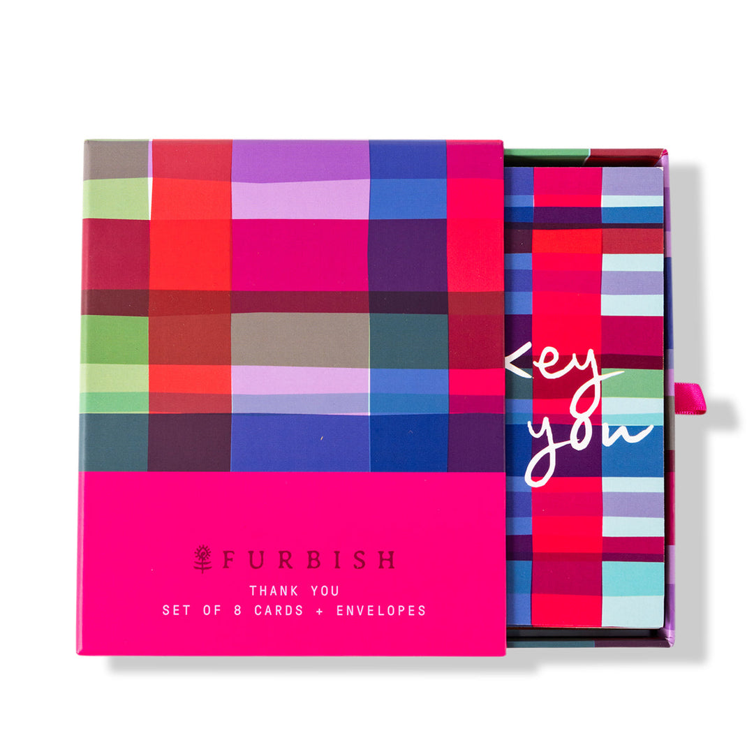 Boxed Greeting Card S/8 - Thank You