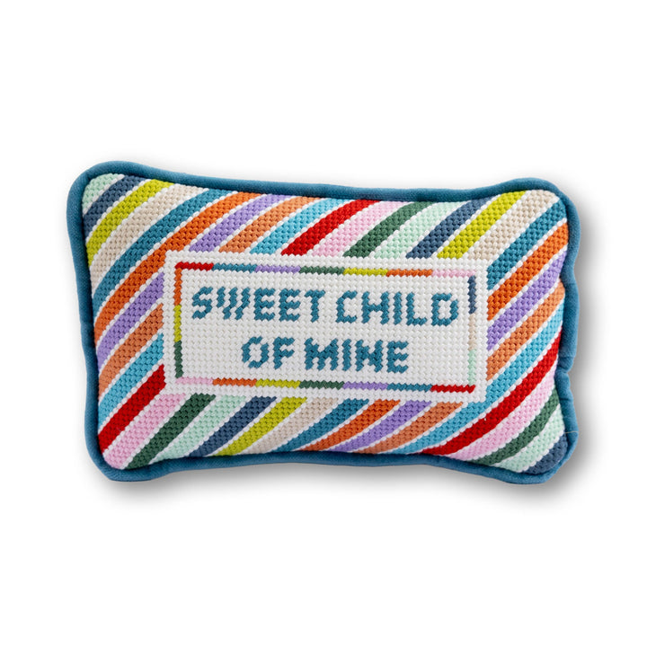 Sweet Child Of Mine Mini Needlepoint Pillow