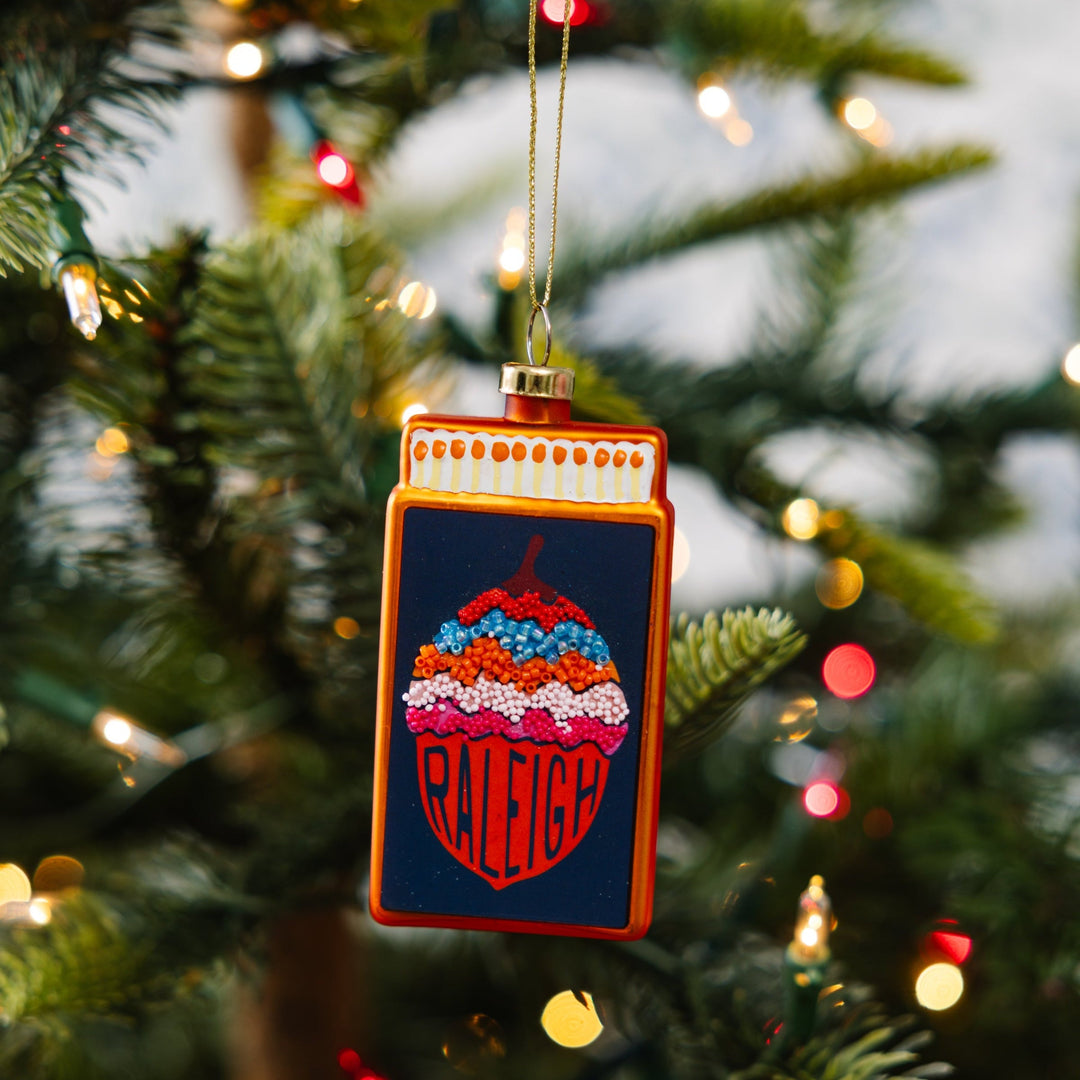 Matchbook Ornament - Raleigh