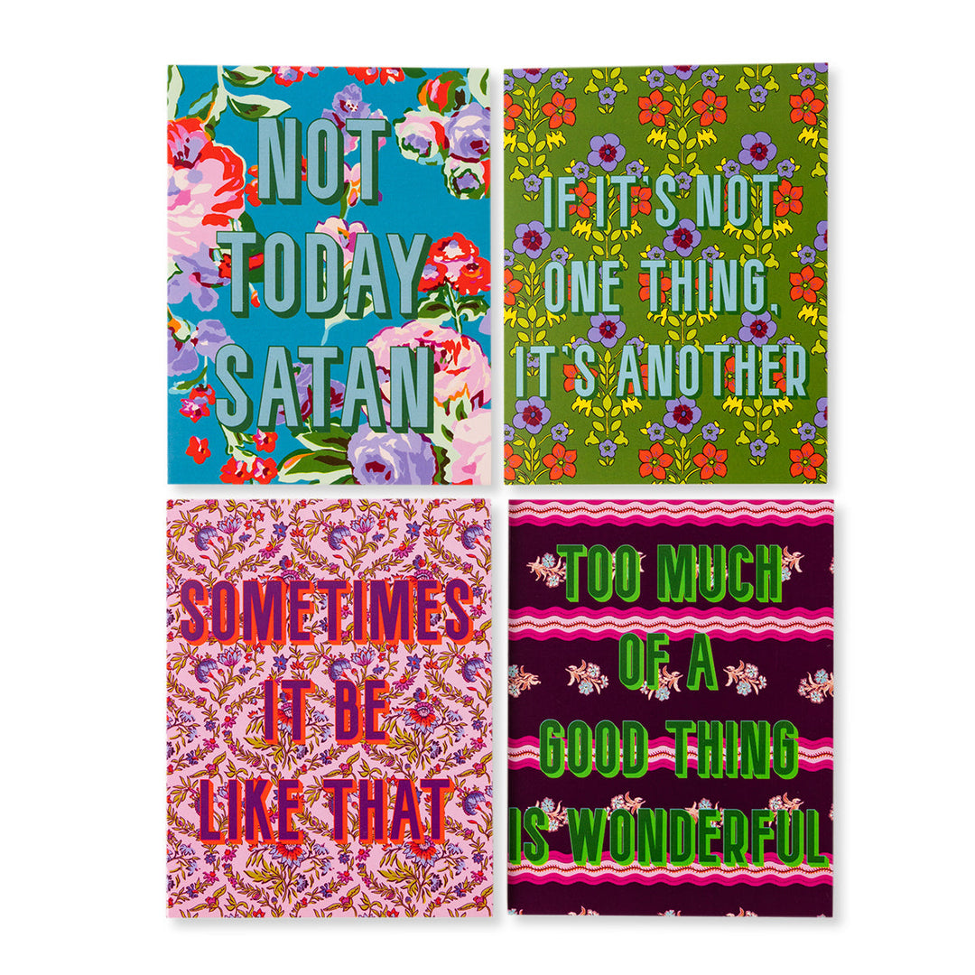 Boxed Greeting Card S/8 - Bold Floral