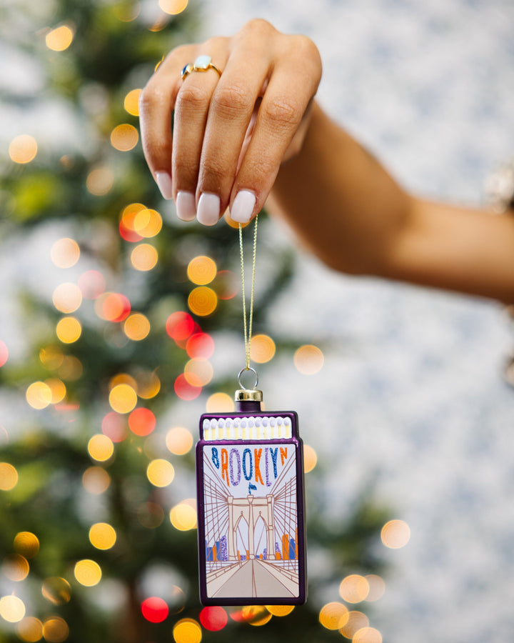 Matchbook Ornament - Brooklyn