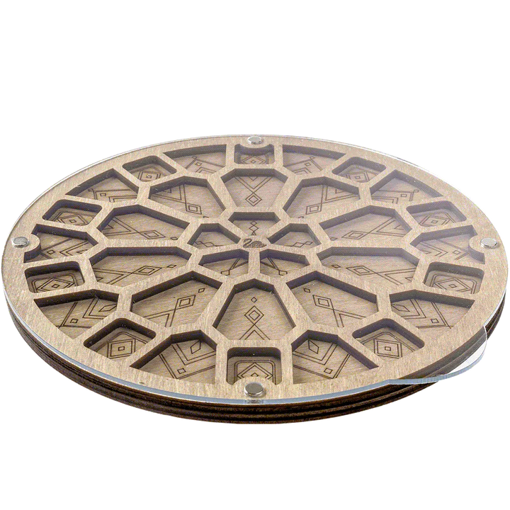 Bead organizer with transparent cover FLZB-094