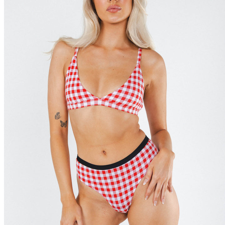 The Hot Diggity | Red Gingham Cheeky Underwear