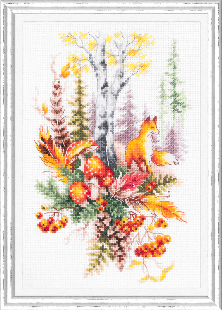 Autumn Forest Spirit Counted Cross Stitch Kit by Magic Needle 250-698