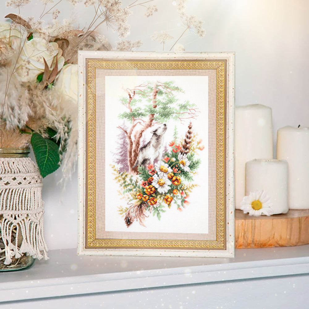 Summer Forest Spirit Counted Cross Stitch Kit by Magic Needle 250-699