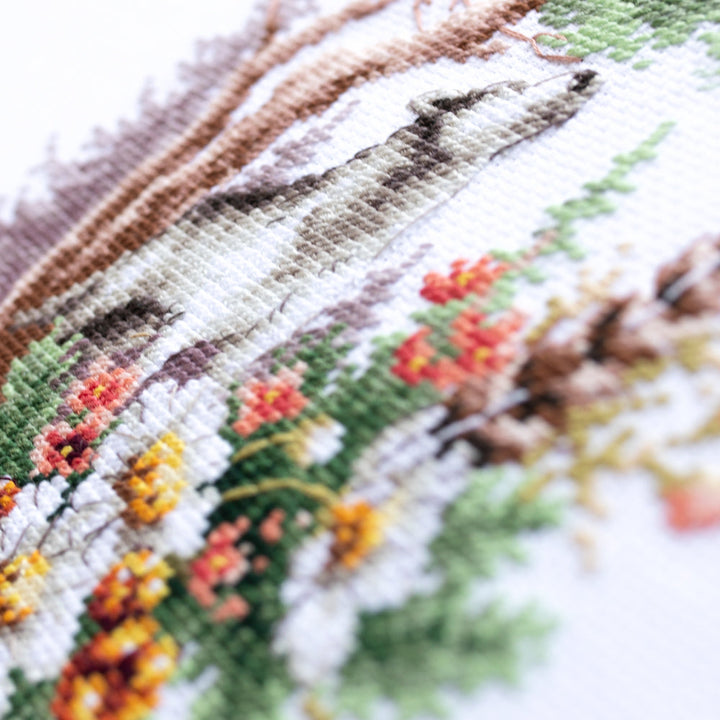 Summer Forest Spirit Counted Cross Stitch Kit by Magic Needle 250-699