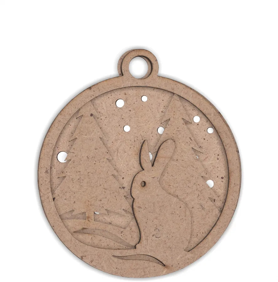 Rosa Talent Winter Story 5 - set of bases for decoration on fiberboard. 3.54*3.15 inches. 3pcs.