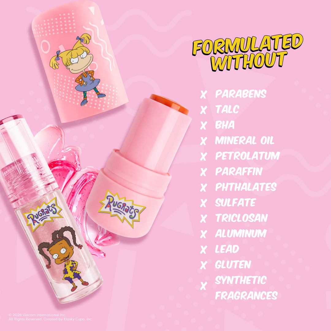 Rugrats | I'm In Charge - 2 PC Lip & Cheek Set with Cosmetic Bag