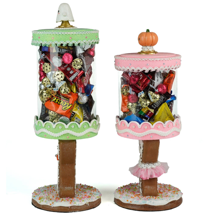 Gingerdead Jack and Jill Candy Canisters Set of 2 | Halloween Decor | Katherine's Collection