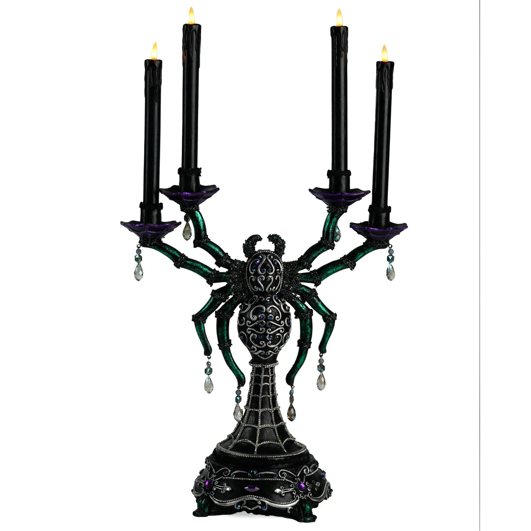 Spider Candelabra | Halloween Decor | Katherine's Collection