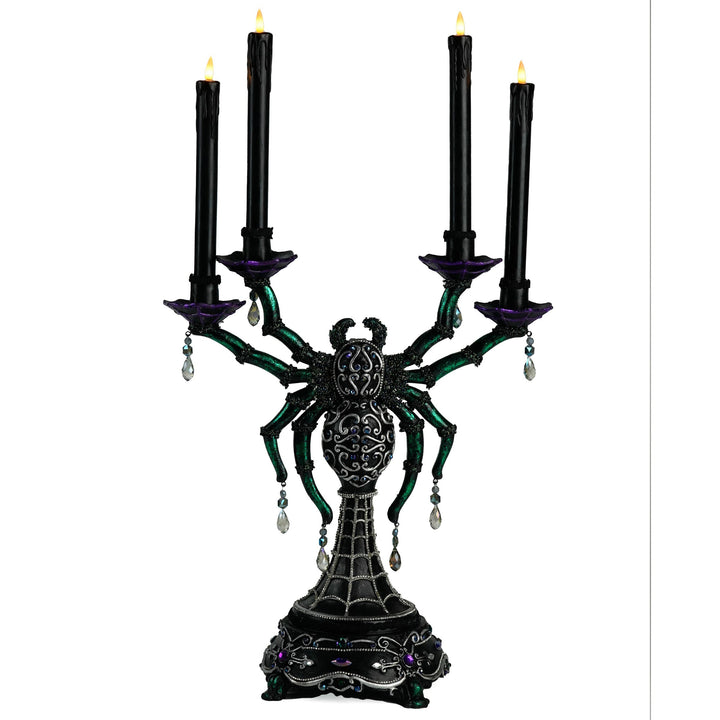 Spider Candelabra | Halloween Decor | Katherine's Collection