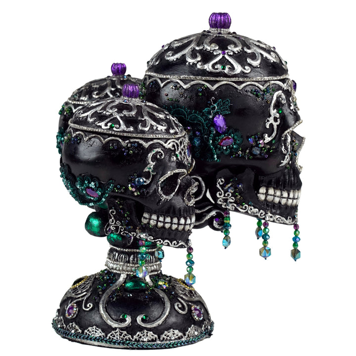 Tri-Skull Candy Bowls | Halloween Decor | Katherine's Collection