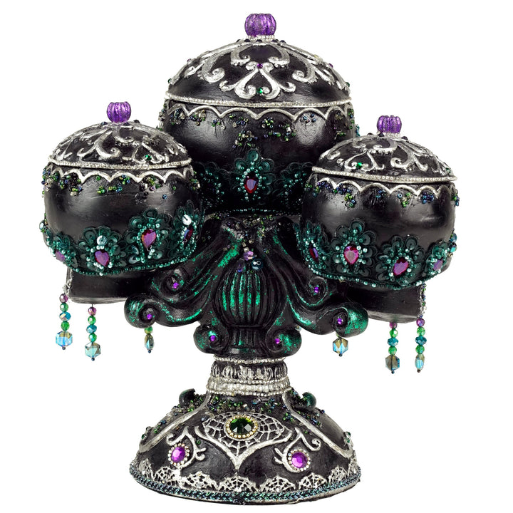 Tri-Skull Candy Bowls | Halloween Decor | Katherine's Collection