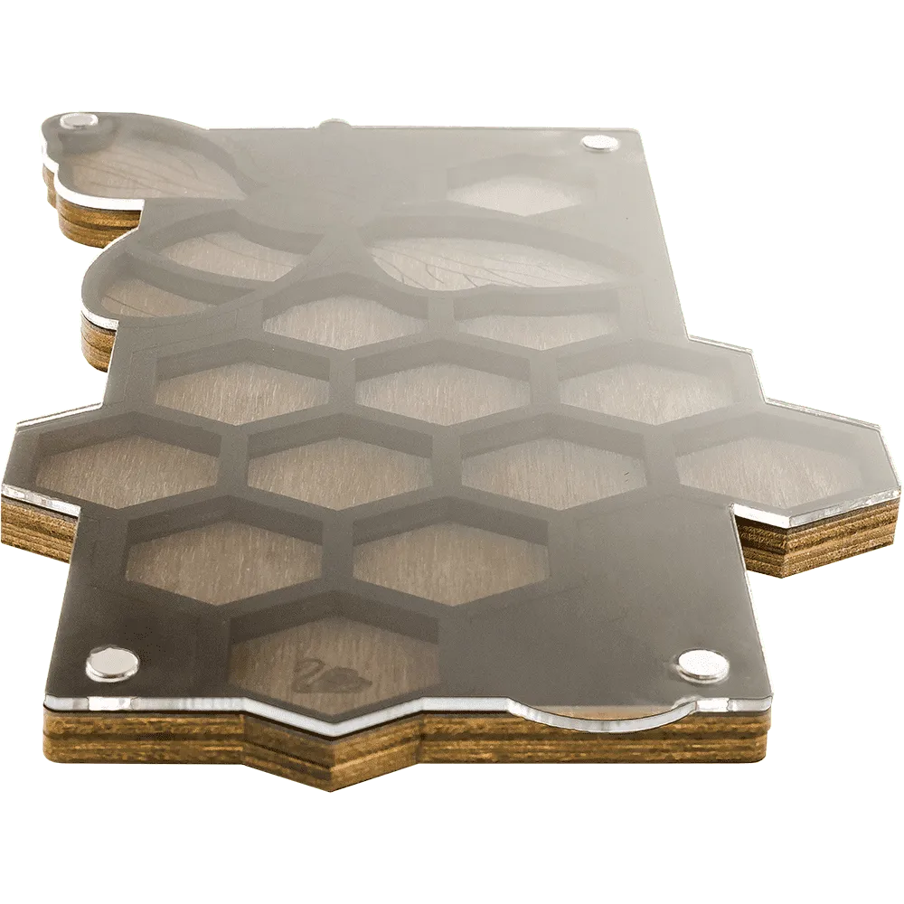 Bead organizer with transparent cover FLZB-041