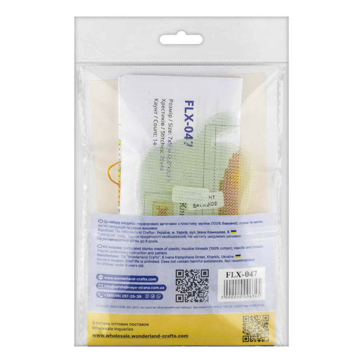 Cross-stitch kits on a plastic base FLX-047