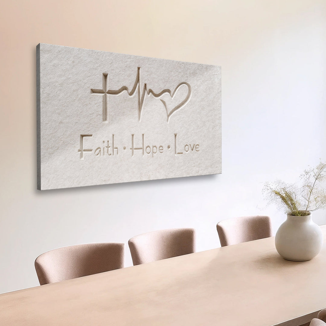 Faith, Hope, Love Faith Wall Art IV