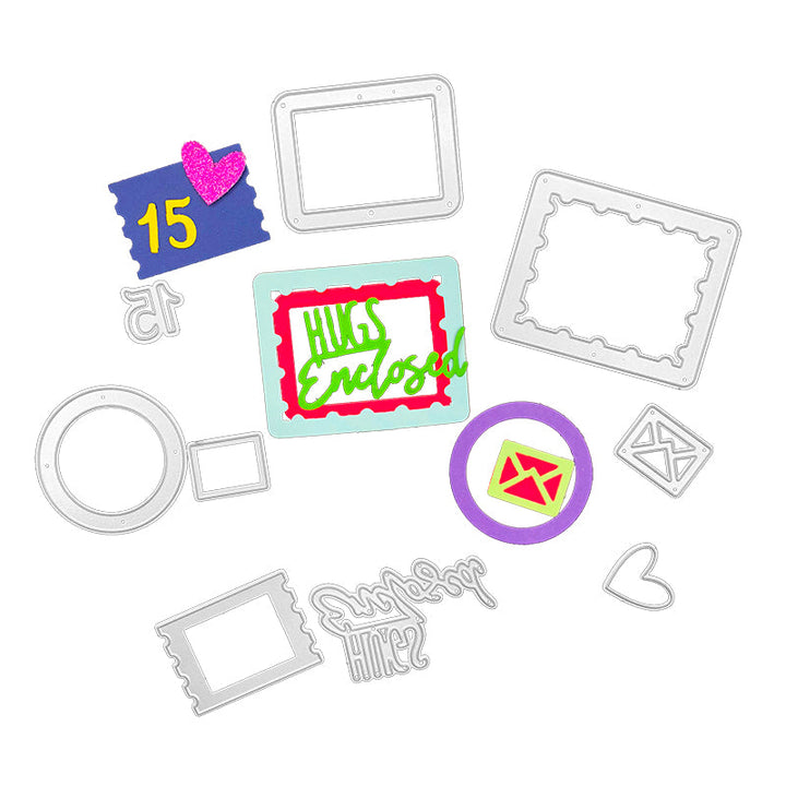 Photo Frames Scrapbooking Cutting Die by Wizardi QJ76