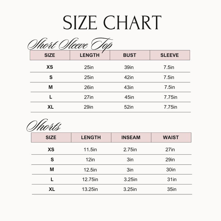 Blue Palms - Short Sleeve Pajama Set