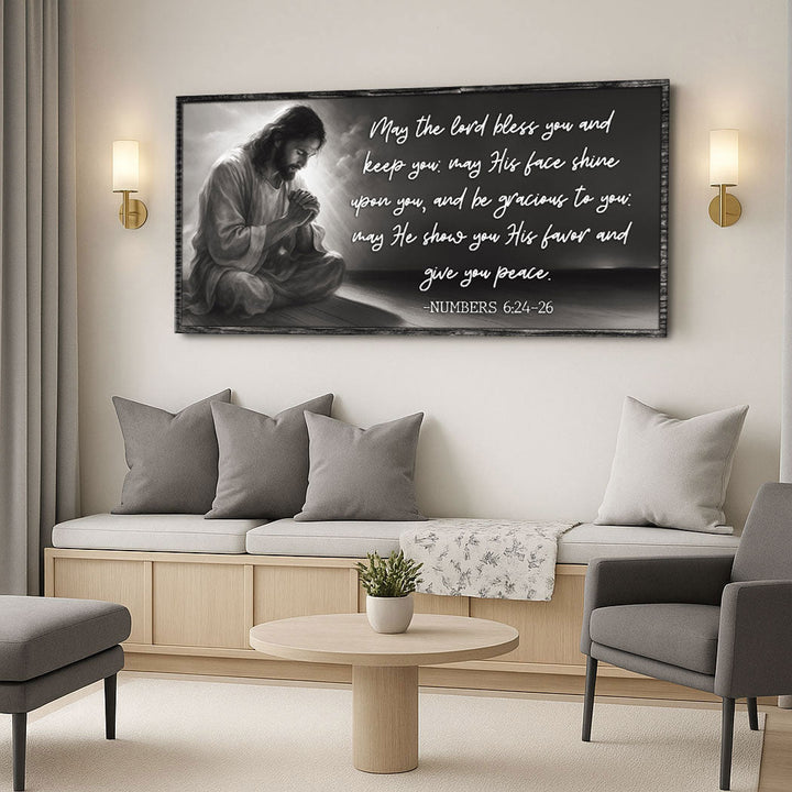 Numbers 6:24-26 - May The Lord Bless You Faith Sign II