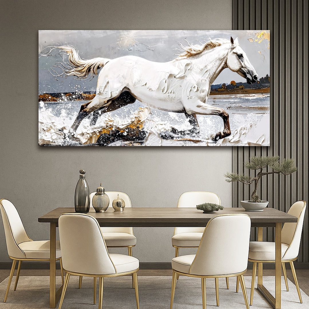 Modern Abstract Horse Wall Art