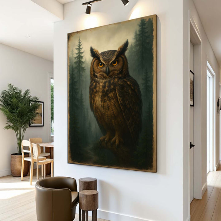 Watcher Of The Woods Owl Wall Art