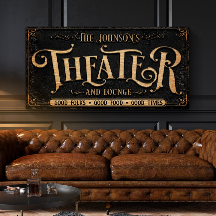 Personalized Theater Sign III
