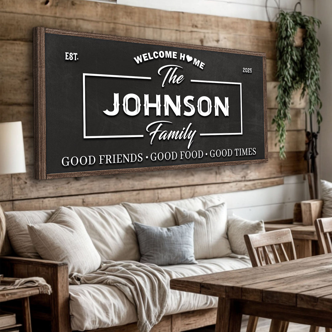 Welcome Home Wall Sign