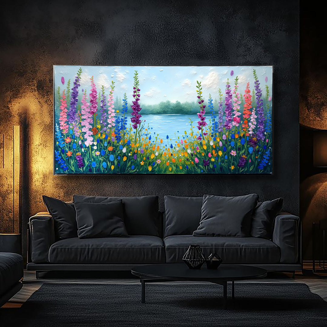 Alphine Meadow Impasto Wall Art