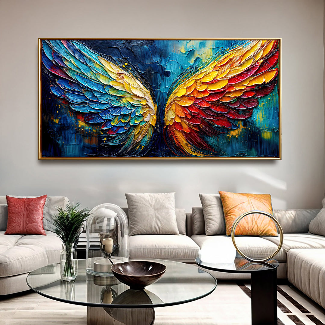 Wings of Fire Impasto Wall Art