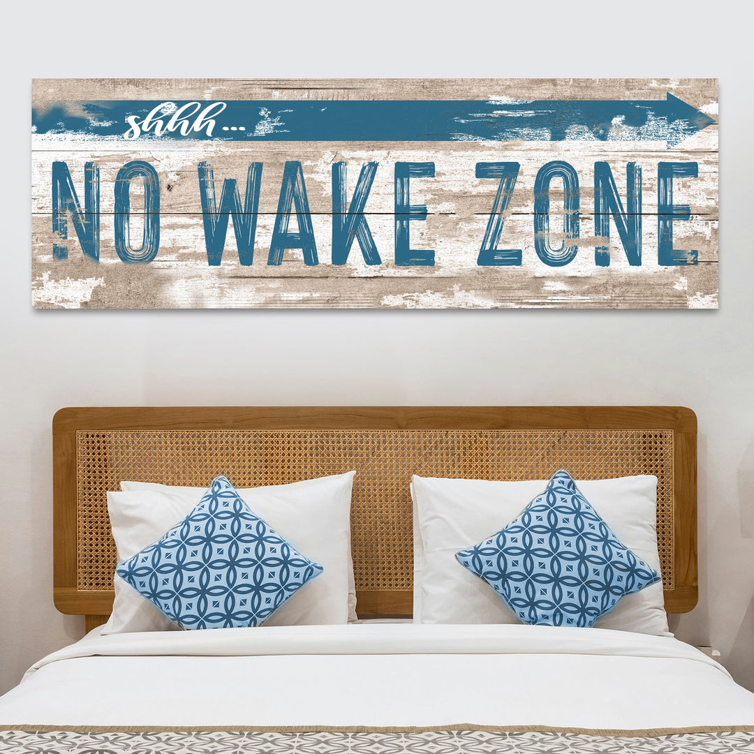 No Wake Zone Sign XIV