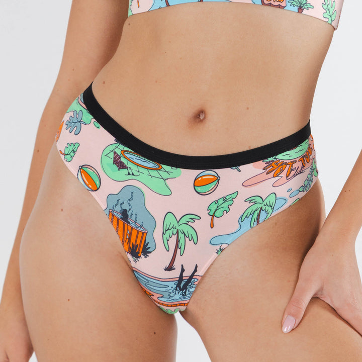 The Motel Hotel | Palm Springs Tropical Cheeky Underwear