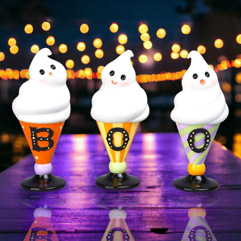 3 Asst BOO Ghost Desserts - NEW 2024 by December Diamonds image