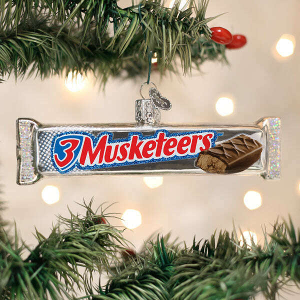 Old World Christmas 3 Musketeers Blown Glass Ornament