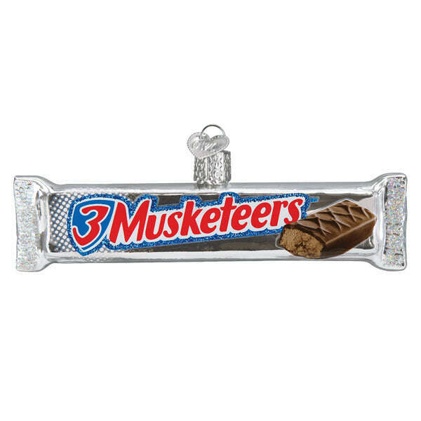 Old World Christmas 3 Musketeers Blown Glass Ornament