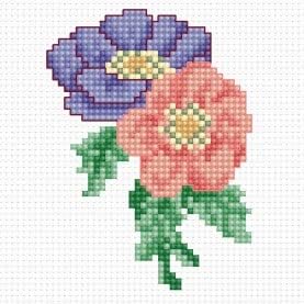 Flower B014L Counted Cross-Stitch Kit
