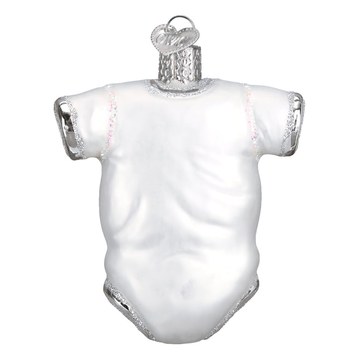 White Baby Onesie Ornament