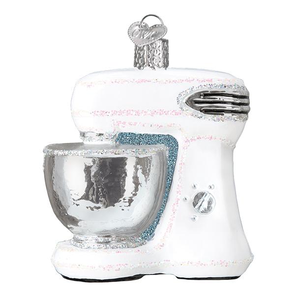 White Mixer Ornament