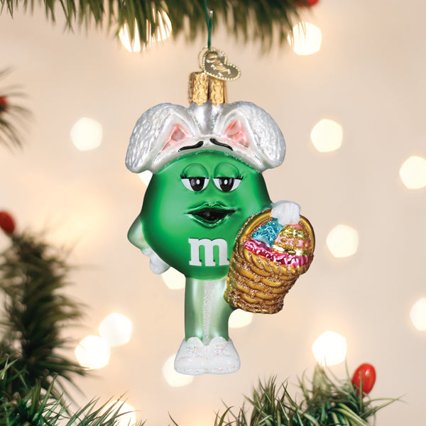 M&M'S Green Easter Ornament