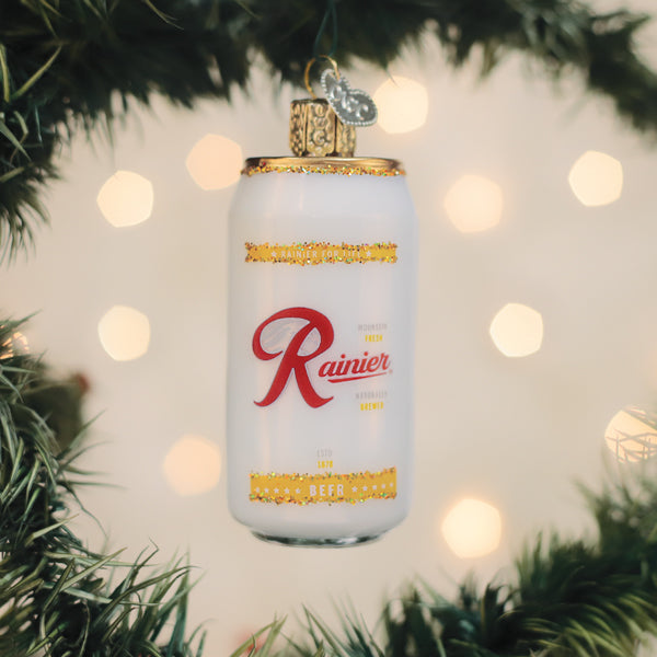 Rainier Beer Can Ornament