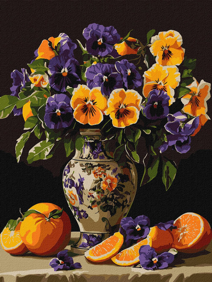 Painting by Numbers kit Sophisticated violets KHO3293