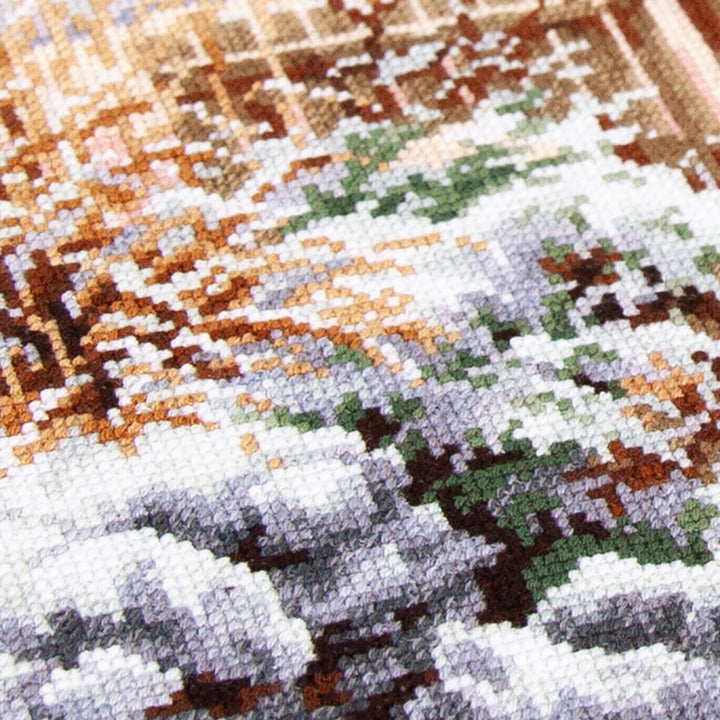 Winter Yard Counted Cross Stitch Kit by Magic Needle 350-742
