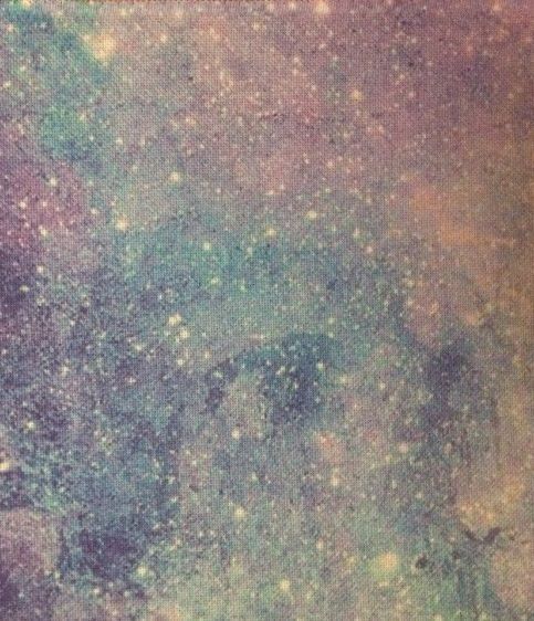 Cosmic Dust Designer Printed AIDA Fabric. Canvas for embroidery with an applied background  KF-1015A