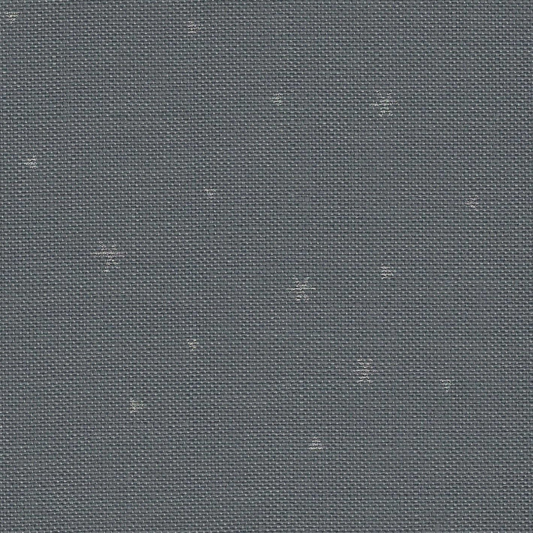 Precut Zweigart Belfast Sparkle 32 count Dark Grey/ Printed Metallic Silver 3609/7459